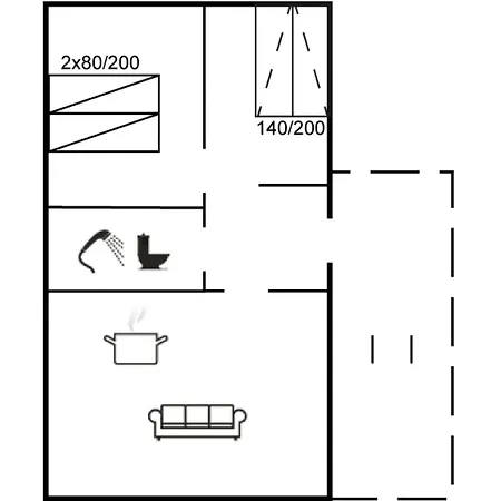 Rauha - 2-3km From The Sea In Western Jutland By Interhome Apartment Sonderby (Romo)